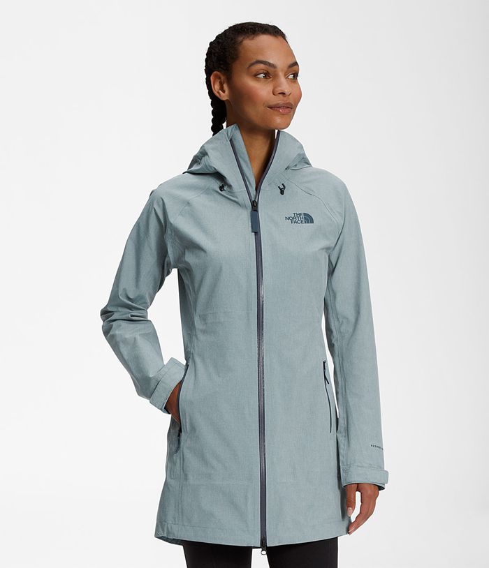 The North Face Womens Rain Jacket Dryzzle FUTURELIGHT™ Parka 624BSUCRH - Blue